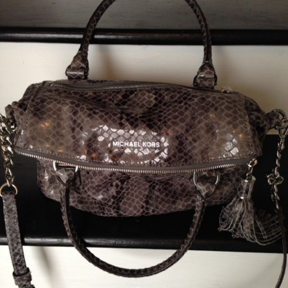 Michael Kors snakeskin pocketbook